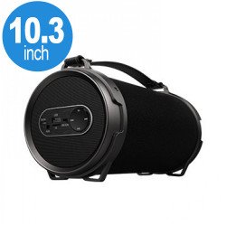 Outdoor Drum Style Portable Wireless Bluetooth Speaker S22B (Black)